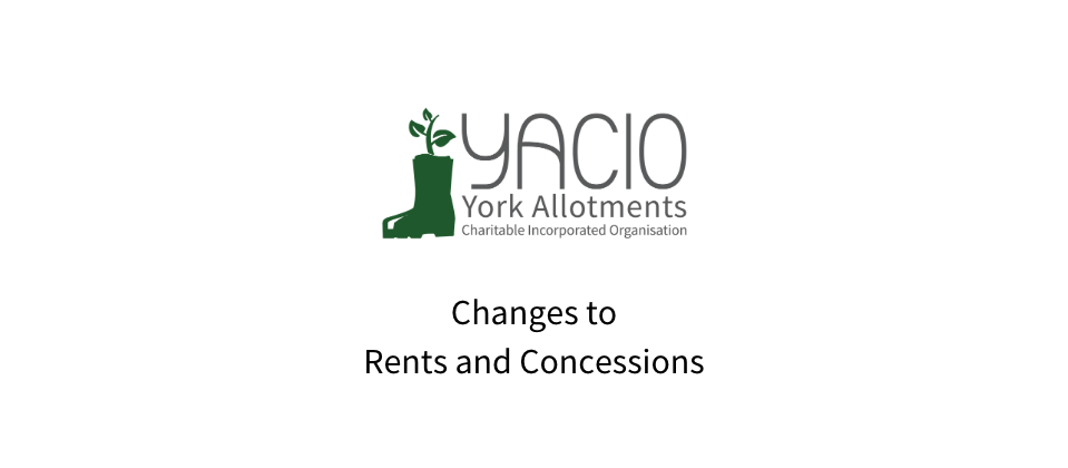YACIO announcement - Changes to rents and concessions